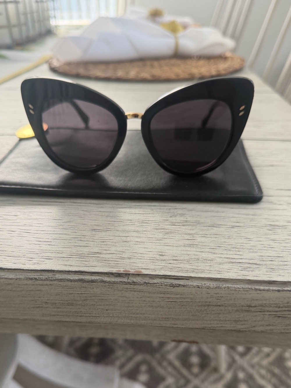 Stella McCartney Women’s Black Cat Eye Sunglasses - SC0037S - Picture 3 of 7